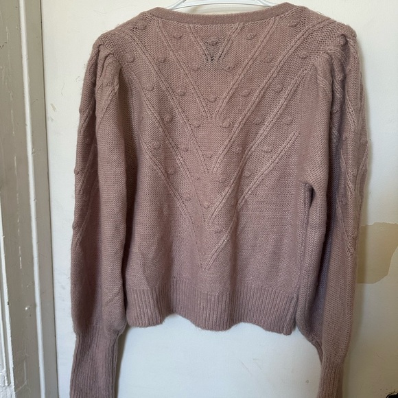 NWOT - Dusty Pink Knit Cardigan - Picture 2 of 4
